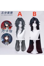 1/3 Delusion Honkai Star Rail Blade Qianye Cosplay Wig
